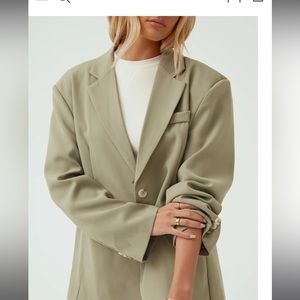 THE BOYFRIEND BLAZER - DESERT SAGE by ANOTHER VERSION size XS/S